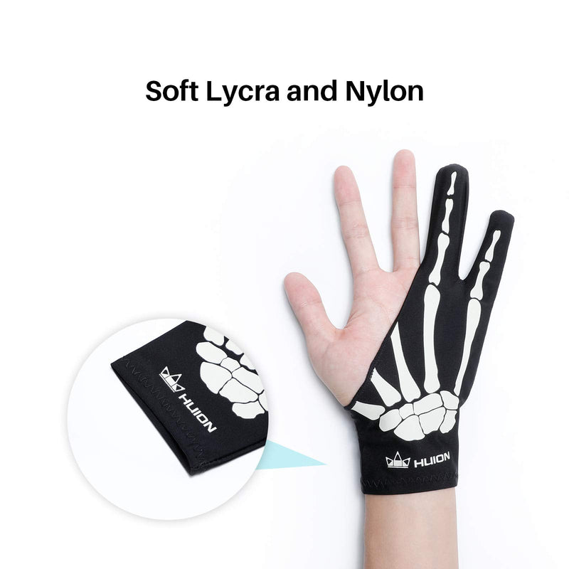 [Australia - AusPower] - HUION Skeleton Artist Glove for Drawing Tablets 