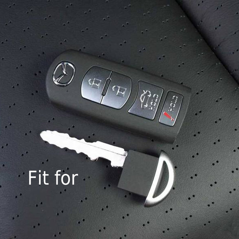 [Australia - AusPower] - XUHANG Sillicone key Skin Cover key Remote Case Protector Shell for Mazda 3 6 CX7 CX9 MX-5 Keyless Entry Smart Remote 4 Buttons black 