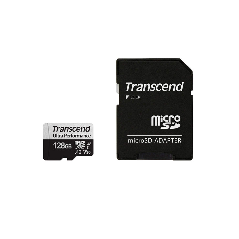 [Australia - AusPower] - Transcend 128GB microSDXC 340S High Performance Memory Card UHS- I, U3, V30, A2, 4K, Full HD - TS128GUSD340S 