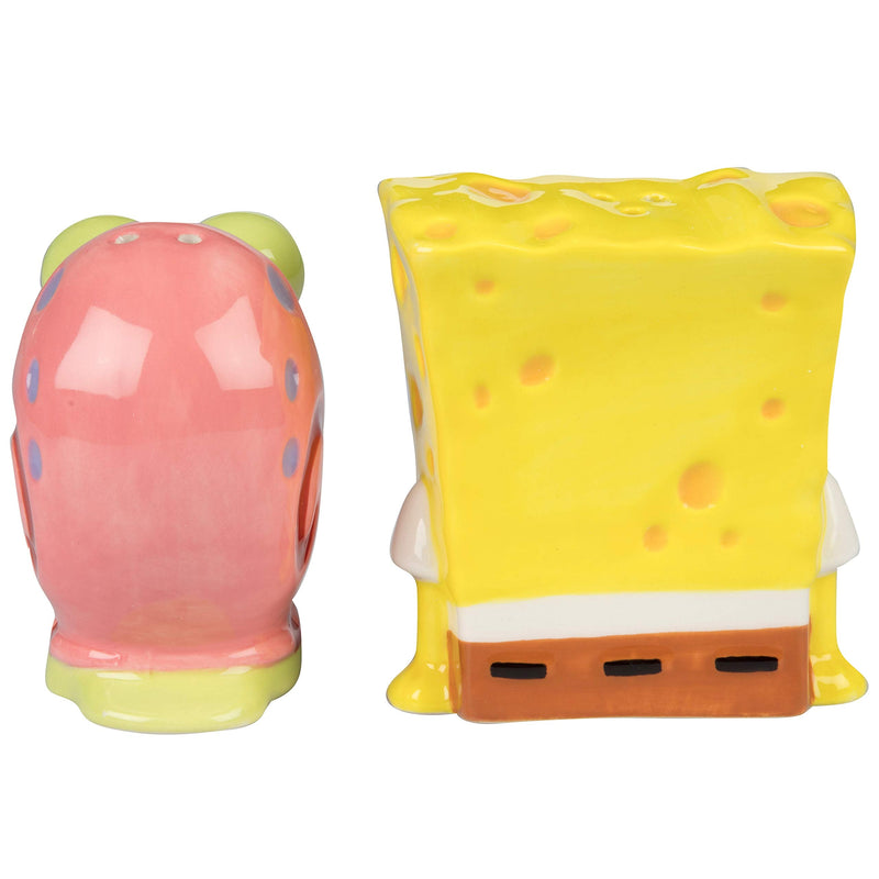[Australia - AusPower] - SpongeBob SquarePants Salt & Pepper Shaker Set - SpongeBob and Gary Figure Designs - Ceramic 