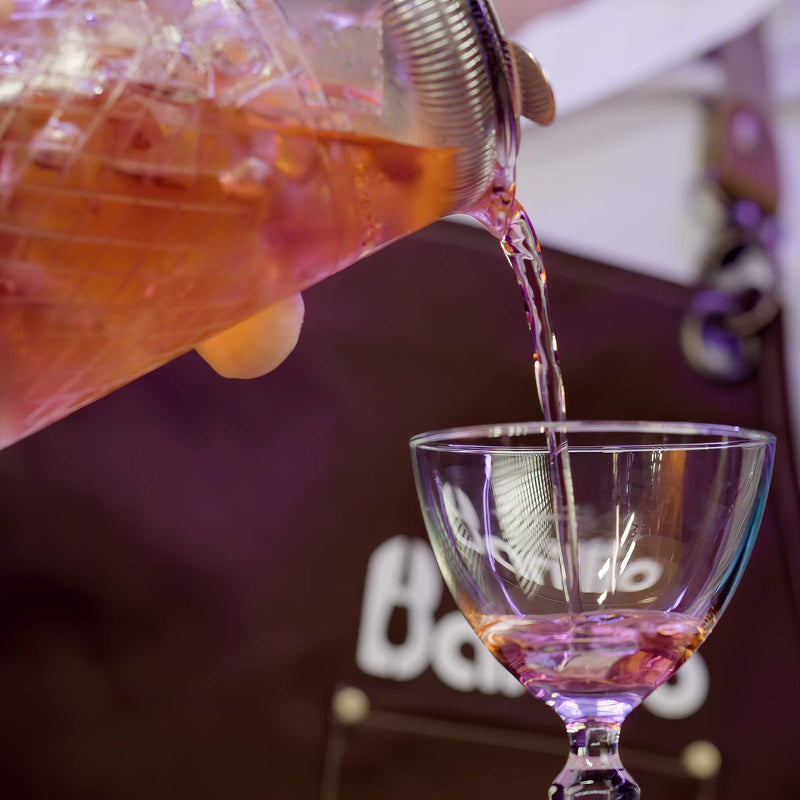[Australia - AusPower] - Barillio 20 Oz Crystal Cocktail Mixing Glass Set | Seamless Mixing Pitcher for Stirred Cocktail with Weighted Bottom | Old Fashioned Kit for Bartenders 