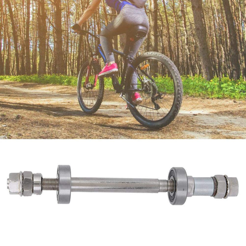 [Australia - AusPower] - ycle Wheel Axle,Durable Metal ycle Wheel Hub Axle Front Rear Solid Shaft Lever Bike Repair Tool(Rear) 