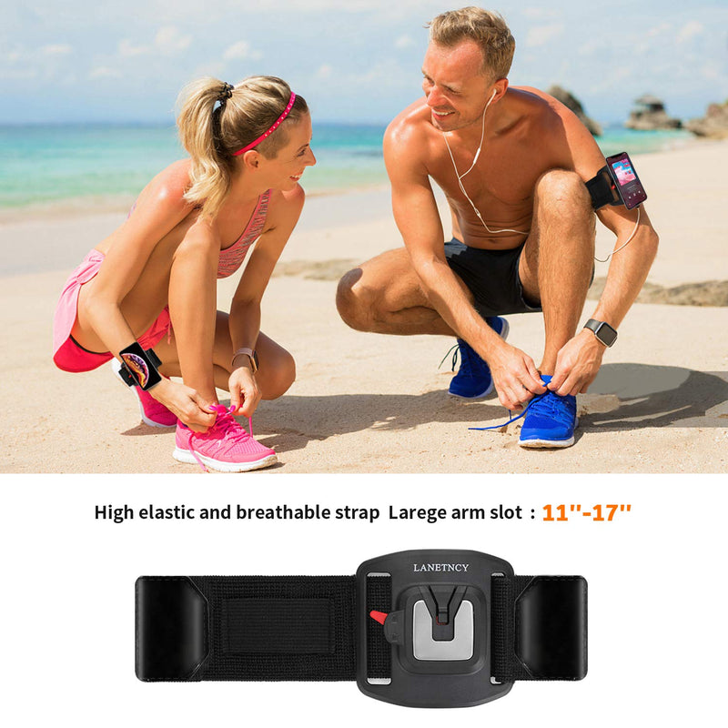 [Australia - AusPower] - LANETNCY Phone Armband - Running Phone Holder with Car Mount - Qucik Release Stabilize All Screen Friendly - Great for Workout Jogging - Compatible Cell Phone 