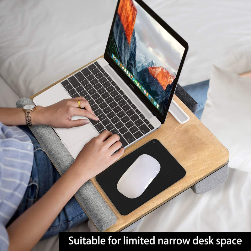 [Australia - AusPower] - Small Mouse Pad 6 x 8 Inch, Audimi Mini Mouse Pad Thick for Laptop Wireless Mouse Home Office Travel, Portable & Washable (Black) Black 