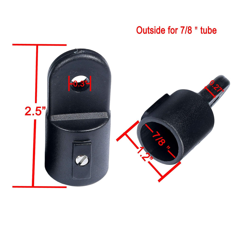 [Australia - AusPower] - MX Bimini Top Fitting Hardware Set Fit 7/8",Boat Jaw Slide,Cap Eye End,Deck Hinge(6pcs) 