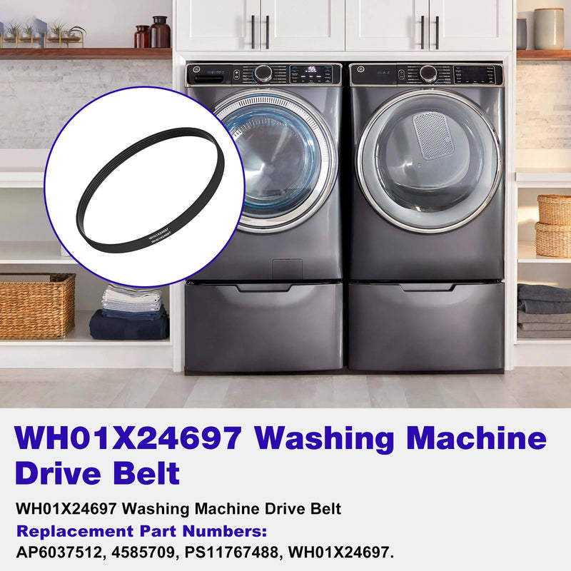 [Australia - AusPower] - WH01X24697 Washer Motor Drive Belt Replacement GE/Hotpoint Washing Machines AP6037512, 4585709, PS11767488 