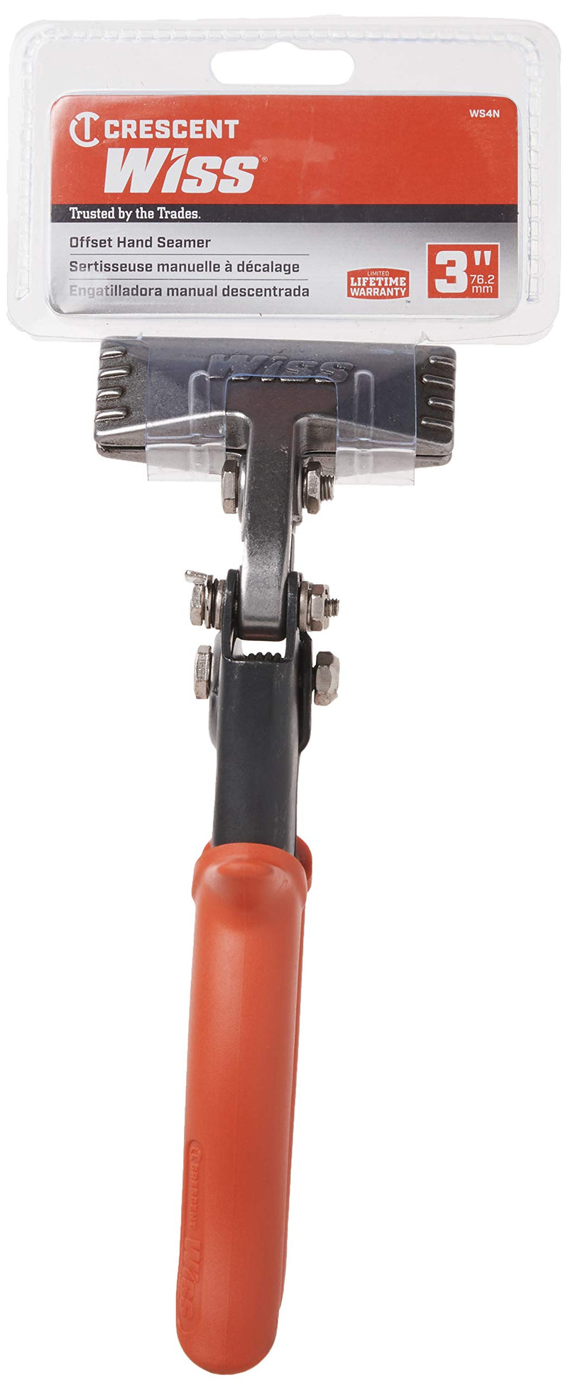[Australia - AusPower] - Crescent Wiss 3" Offset Handle Hand Seamer - WS4N 