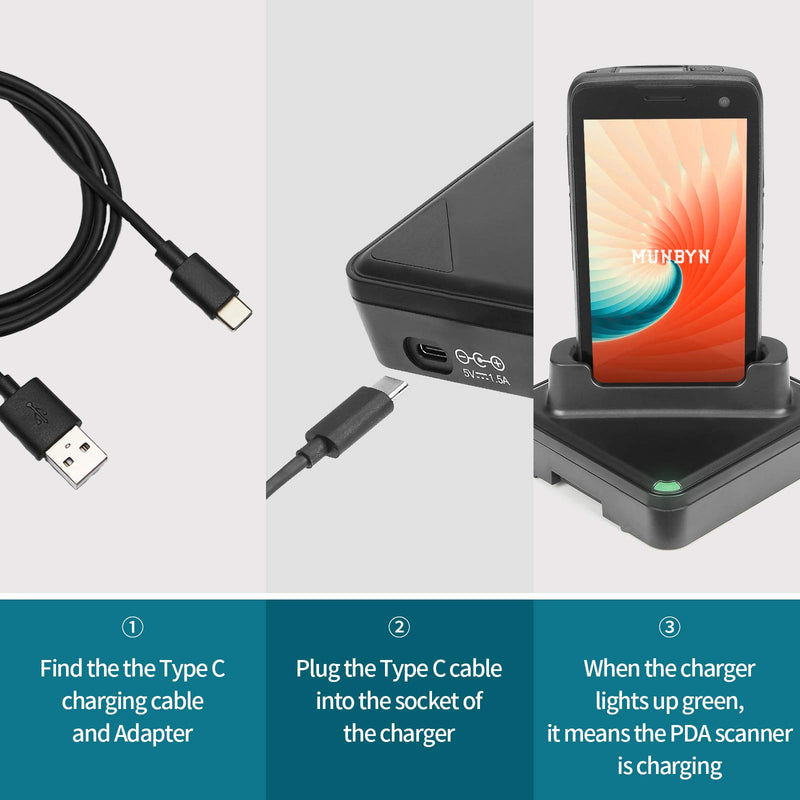 [Australia - AusPower] - Charger Cradle for IPDA080 Android 8.1 PDA Scanner 