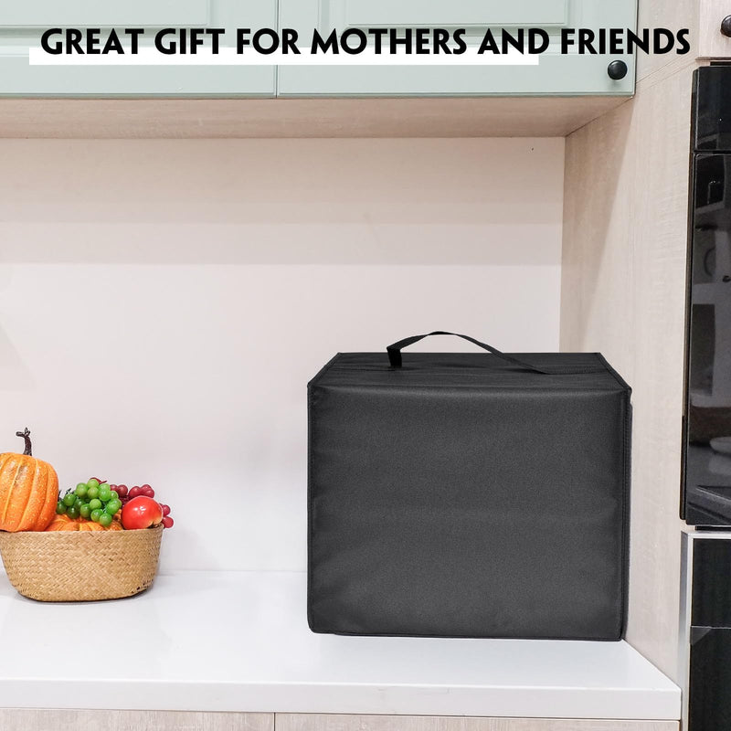[Australia - AusPower] - Heat-Resistant Nylon Waterproof Dust Cover for Cuisinart TOA-60 Convection Toaster Oven Airfryer, for Instant Pot Duo Crisp 11-in-1 Air Fryer, Electric Pressure Cooker 6 Quar (16.53X16.53X14.96 IN) 