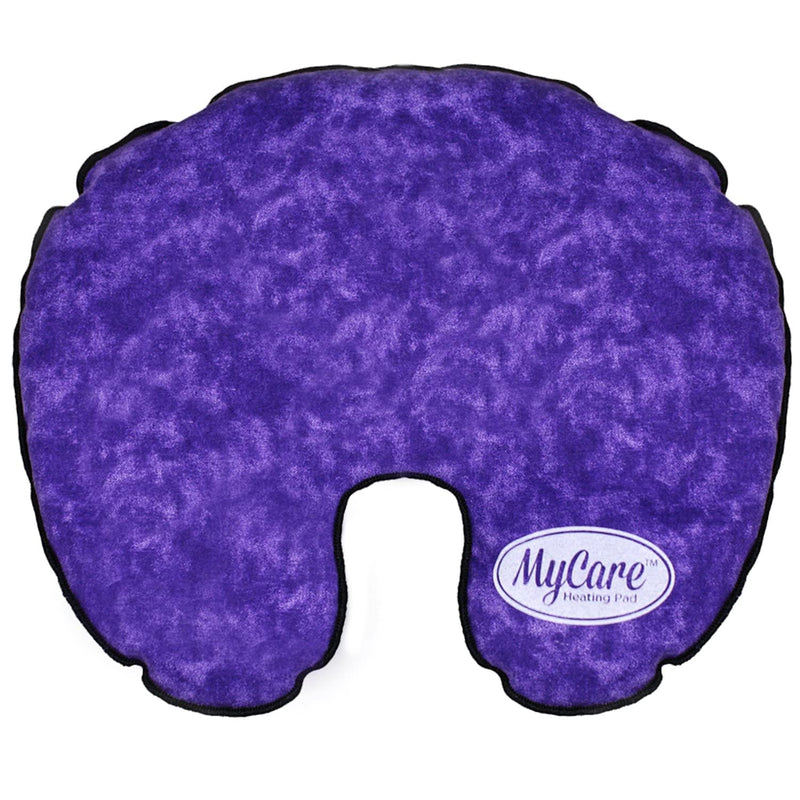 [Australia - AusPower] - MyCare Face Mask (with Washable Cover) Hot Cold Compress Therapy, Natural Reusable Relief for Migraine, Tension, Stress, Sinus, Headache and Relaxation (Purple) Purple 