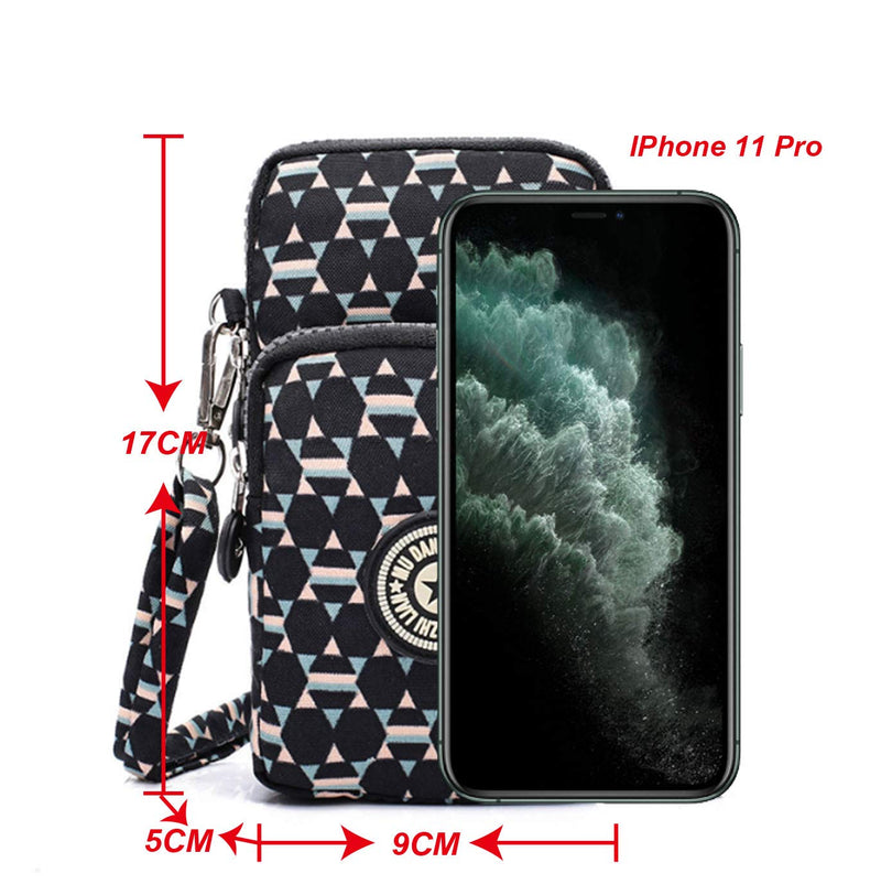 [Australia - AusPower] - Fashion Sports Shoulder Bag Mini Wrist Purse Armband Bag Universal Phone Holder Pouch Case for iPhone/Samsung/LG/Moto/Black Berry/Sony/HTC/Nexus/Nokia/Lumia/Huawei and So on(Plaid) plaid 
