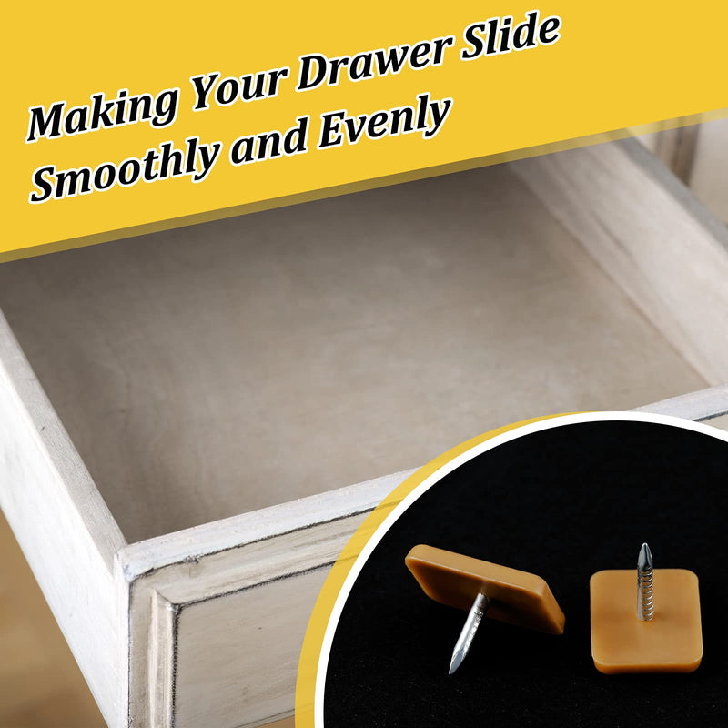 [Australia - AusPower] - Tack-In Drawer Glides Drawer Tack Glide for Repairing Dressers, Making All the Drawers Slide Smoothly and Evenly (30 Pieces) 30 