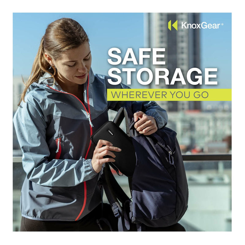 [Australia - AusPower] - Knox Gear Portable Hardshell Travel Storage Case for SRS-XB33 Sony Bluetooth Speaker - Sony Extra Bass Sony Speakers Bluetooth Wireless Case - Water, Dust, Splash, Impact, and Shock Resistant 