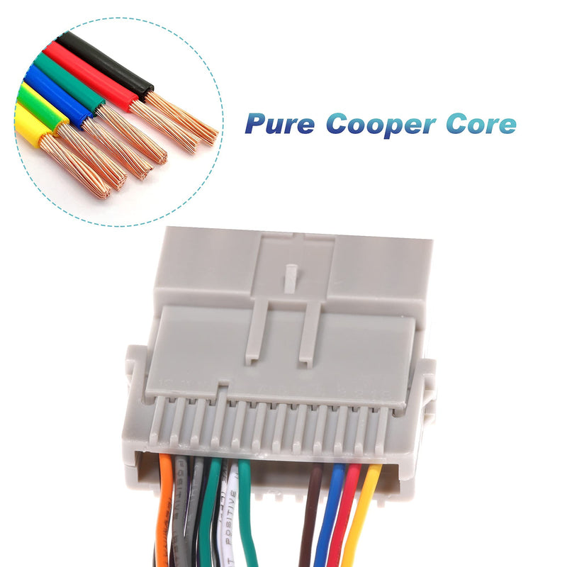 [Australia - AusPower] - G Car Stereo Radio Wiring Harness Antenna Adapter Aftermarket for Buick Chevy GMC Pontiac 