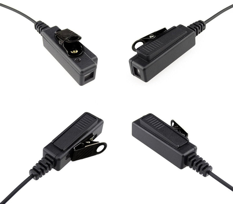 [Australia - AusPower] - abcGoodefg 3'2-Wire Surveillance Earpiece Headset Mic for Motorola Radios HT1000, JT1000, MT2000, GP900, GP9000, MTS2000, MT6000, MTX838, MTX900, MTX1000, MTX8000, MTX9000, MTX-LS, XTS 1 Pack 