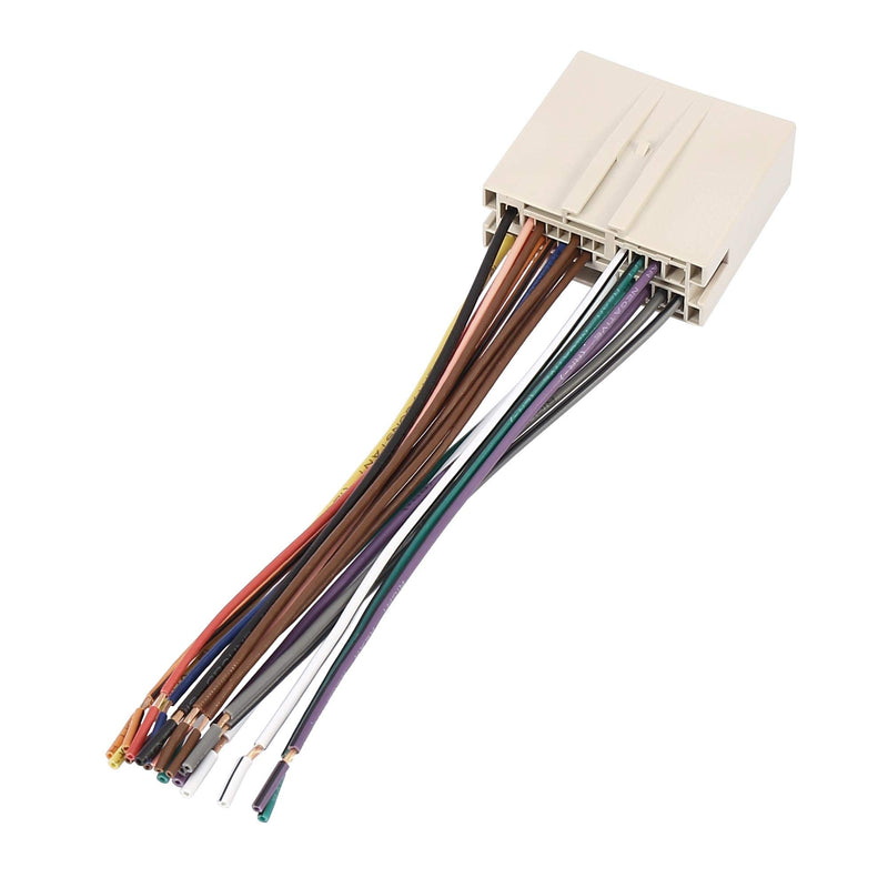 [Australia - AusPower] - X AUTOHAUX 70-5520 Car Stereo CD Player Wiring Harness Wire Radio Adapter Install Plug for Ford Focus 2005-2007 