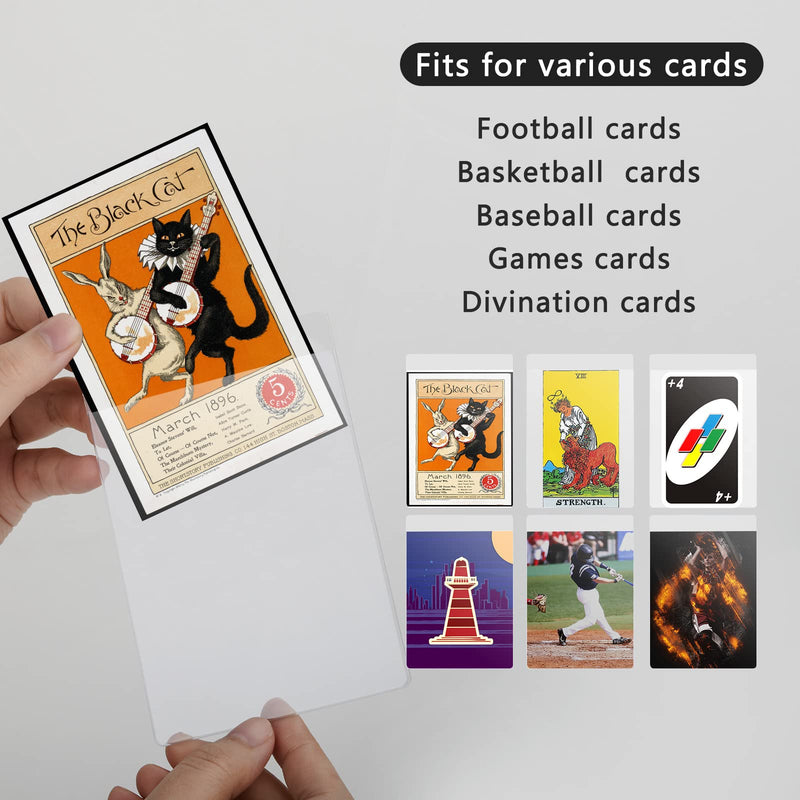 [Australia - AusPower] - 25pcs Top Loaders Card Holder,Clear Hard Card Sleeves Penny Sleeves for Medicare Card, Baseball Card, Sports Cards, Trading Card, Game Card 3.3 X 4.8 Inch (25pcs) 25pcs 