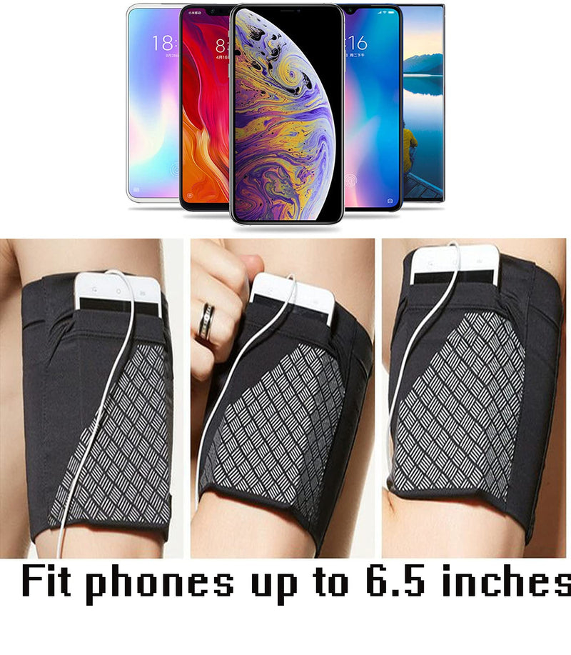 [Australia - AusPower] - Phone Armband Sleeve, Running Phone Holder Armband, Sports Arm Bands for Women, Men, Runners, Jogging, Walking, Exercise & Gym Workout. Fits All Smartphones. Adjustable & Key Pocket Small 