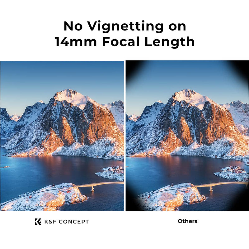 [Australia - AusPower] - K&F Concept 55mm MC UV Protection Filter Shockproof Tempered Optical Glass with 28 Multi-Layer Coatings HD/Waterproof/Scratch Resistant for 55mm Camera Lens 
