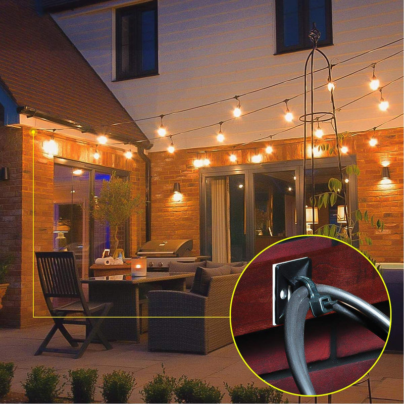 [Australia - AusPower] - 3/4" 3M Back-Glue Self Adhesive White Strong Cable Zip Tie Mounts 100pcs with 8" Ties, Screws, Outdoor Sticky Wire Fasteners Cable Clips Management Anchors Organizer Holders Squares 100 Piece 