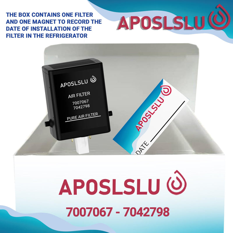 [Australia - AusPower] - Subzero Air Purification Cartridge 7007067-Air Filter Replacement For Refrigerator Sub-Zero. APOSLSLU 7007076 Air Filter (1 pack) 