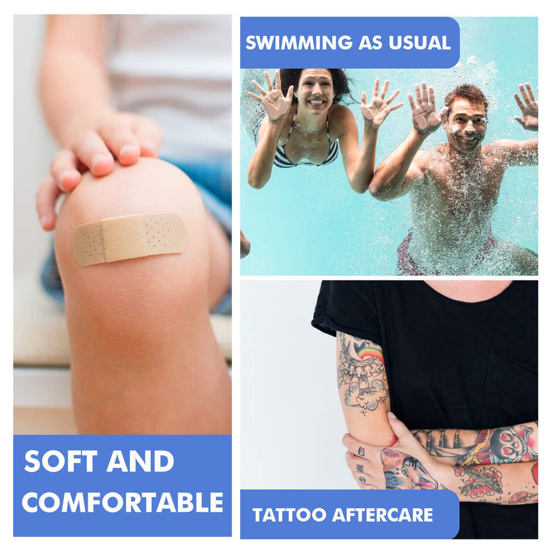 [Australia - AusPower] - Tattoo Aftercare Waterproof Bandage (7.87 in x10.9 yd Roll) Second Skin Wound Healing Protective Skin Adhesive Bandages Transparent Dressing Bandages Tattoo Supplies 7.87 in x 10.9 yd Roll 