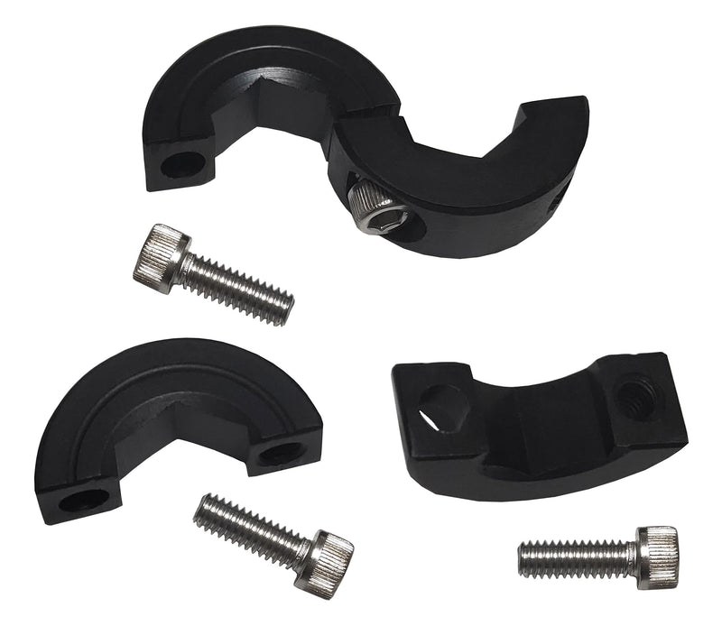 [Australia - AusPower] - Balanced Shaft Collar 1/2’’ Hex Bore Clamp Double Split Shaft Collar Aluminum Set Screw Two-Piece Shaft Collar for Automotive and Industrial Use 1/2'' Hex Bore 4 
