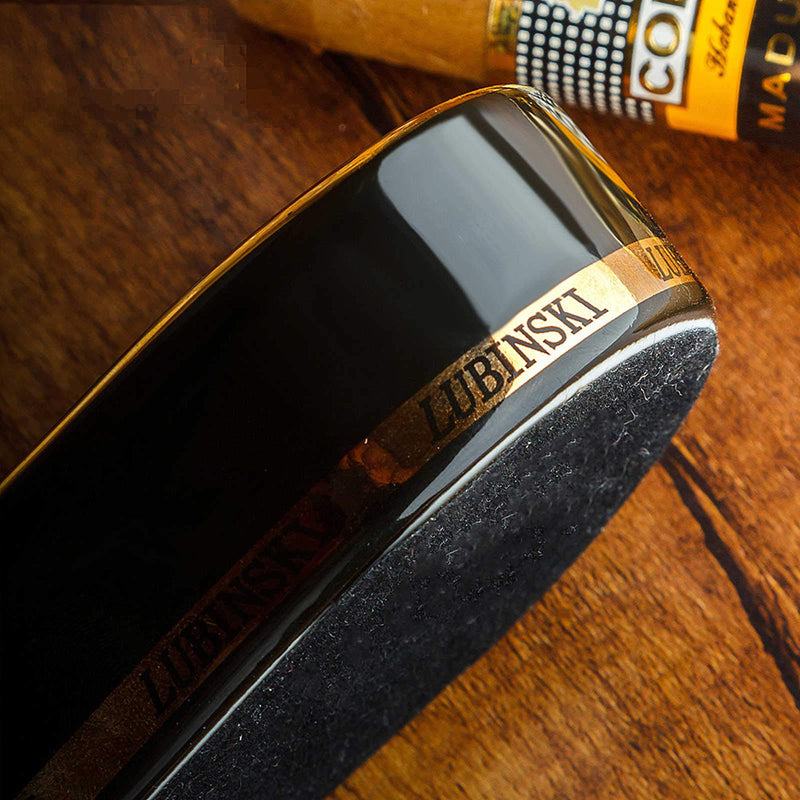 [Australia - AusPower] - roygra Cigar Ashtray, Outdoor Ceramic Ashtray, Cigar Travel Ashtray (Black) 