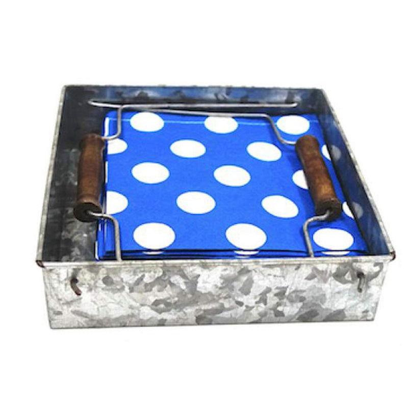 [Australia - AusPower] - Shalimar Showroom Metal, medieum, Galvanized Napkin Holder 