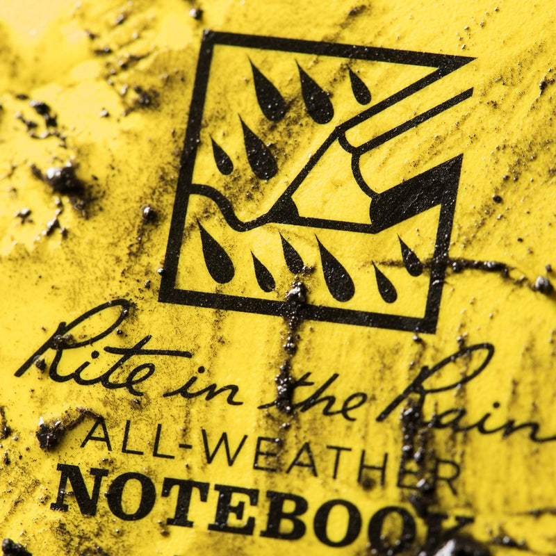 [Australia - AusPower] - Rite in the Rain Weatherproof Top Spiral Notepad, Yellow Cover, Universal Pattern, 3 Pack (No. 146-3), 6 x 4 x 0.375 