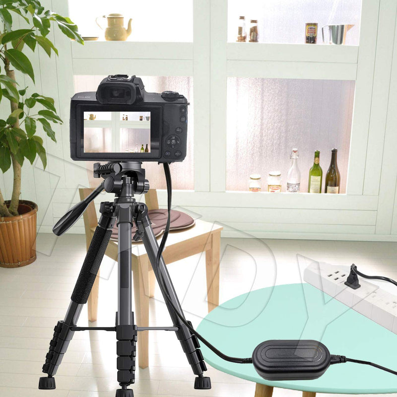 [Australia - AusPower] - TKDY ACK-E5 Continuous AC Power Adapter LP-E15 Dummy Battery DR-E5 DC Coupler Charger Kit for Canon EOS Rebel XSi XS T1i 450D 500D 1000D Kiss F X2 X3 DSLR Cameras. 