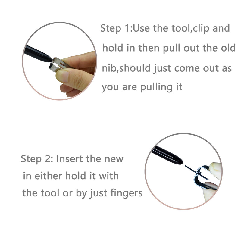 [Australia - AusPower] - CaoXiong Touch Stylus Pen Pointer Pen for Samsung Galaxy Tab S4 EJ-PT830B T835 T837 + Replacement Tips/Nibs Black 