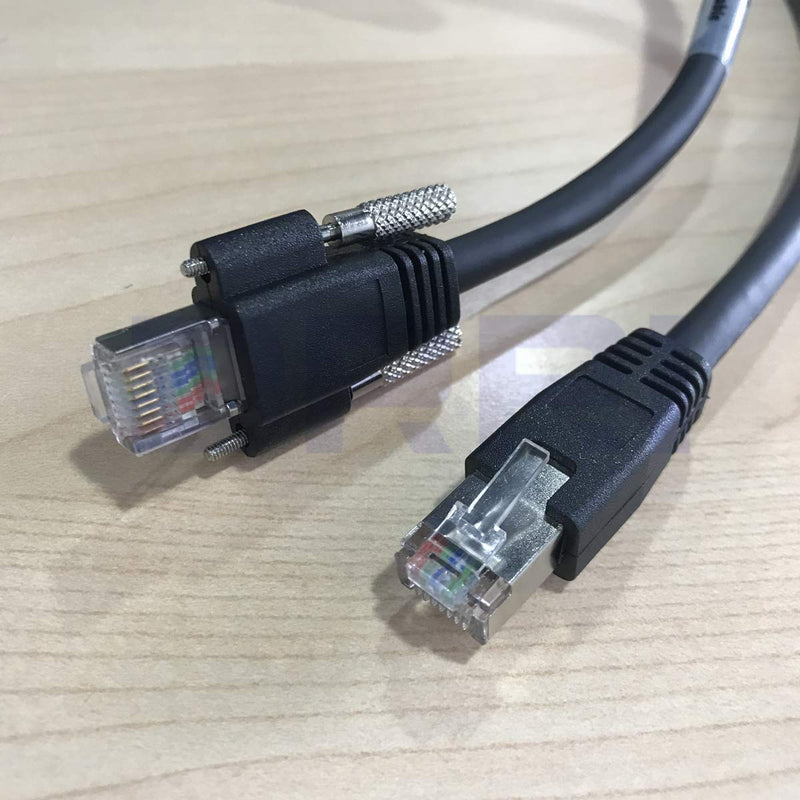 [Australia - AusPower] - DRRI GigE Cat 6 S/STP DrC with RJ-45 Horizontal Locking Screws Data Cable for Basler Cameras 