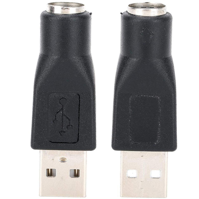 [Australia - AusPower] - ASHATA PS-2 to USB,5PCS USB Male to for PS/2 Female Adapter Converter for Keyboard Mouse with for PS/2 Interface,PS/2 Male Converter Changer Adapter Small and Portable 