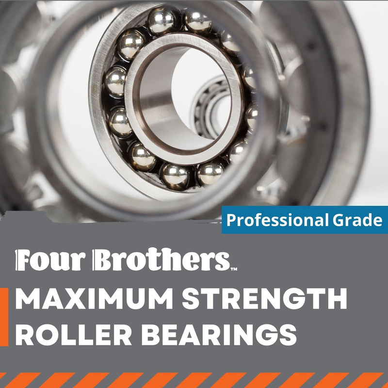 [Australia - AusPower] - Four Brothers 1/4" Inch (0.25") Precision Chrome Steel Ball Bearings - Maximum Strength Roller Heavy-Duty Industrial Bearings - Hard-Wearing Bike Wheel Bearings - Bike Crank Bearings (25 Pack) 1/4 Inch Pack of 25 