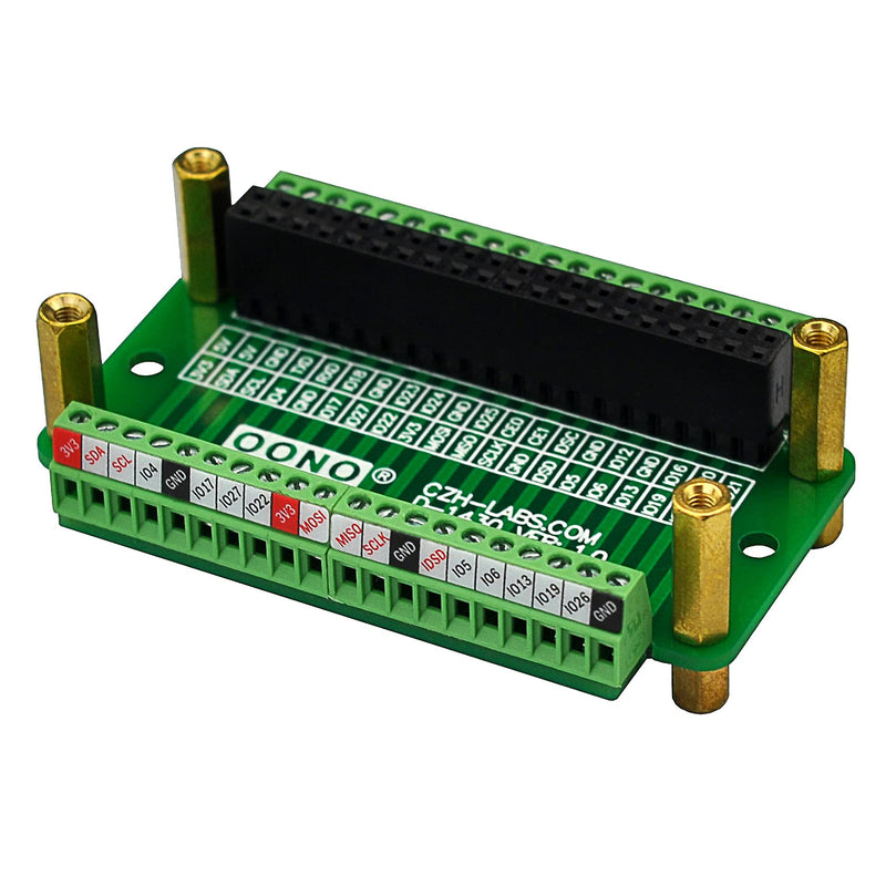 [Australia - AusPower] - Ultra-Small RPi Zero Terminal Block Breakout Board Module, for Raspberry Pi Zero-W 