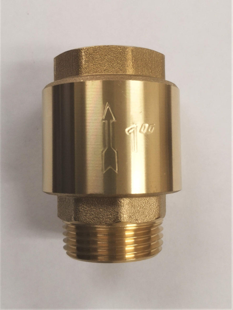 [Australia - AusPower] - Hallmark Industries "Check valve, brass, 1.25"" NPT male in/ 1.25 FNPT out" (SP0465X-125) 1.25NPT 