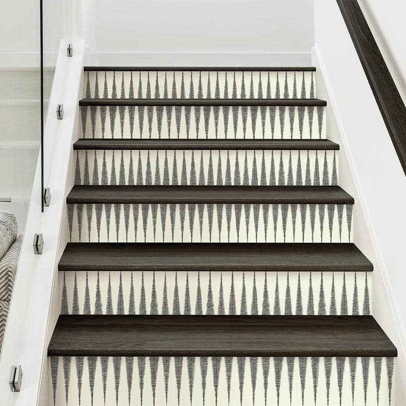 [Australia - AusPower] - Wudnaye Stripe Wallpaper Peel and Stick Wallpaper Modern Contact Paper 17.7 inch x 118.1 inch Striped Self Adhesive Wallpaper Geometric Wallpaper Stick and Peel Decorative Removable Wallpaper Vinyl 