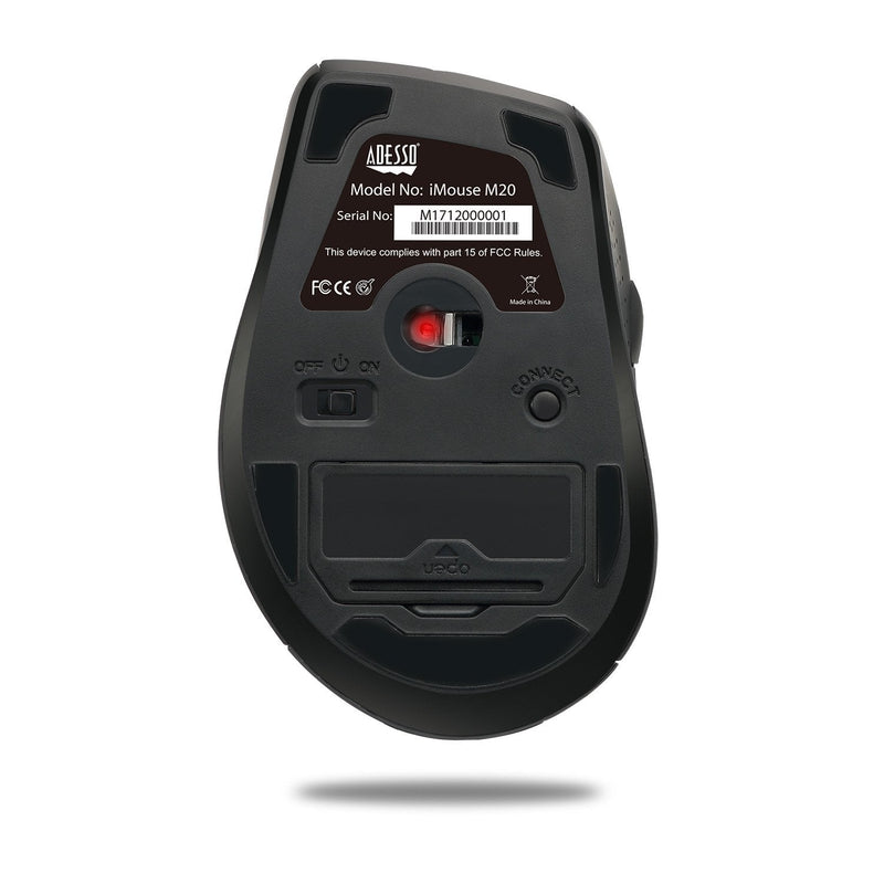[Australia - AusPower] - Adesso iMouse M20B - Wireless Ergonomic Optical Mouse 