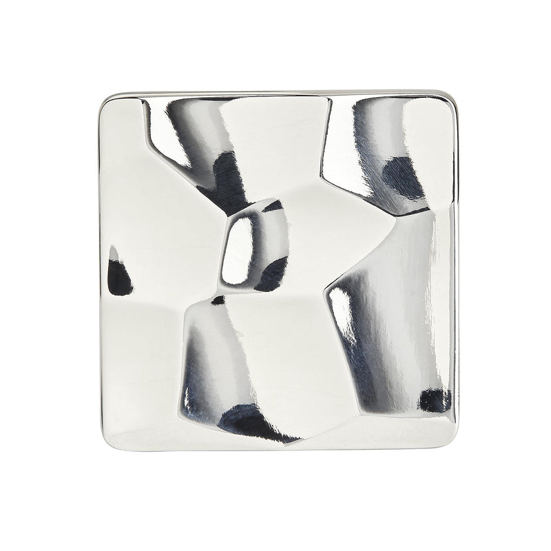 [Australia - AusPower] - Amerock | Cabinet Knob | Polished Nickel | 1-3/16 inch (30 mm) Length | Kamari | 1 Pack | Drawer Knob | Cabinet Hardware 