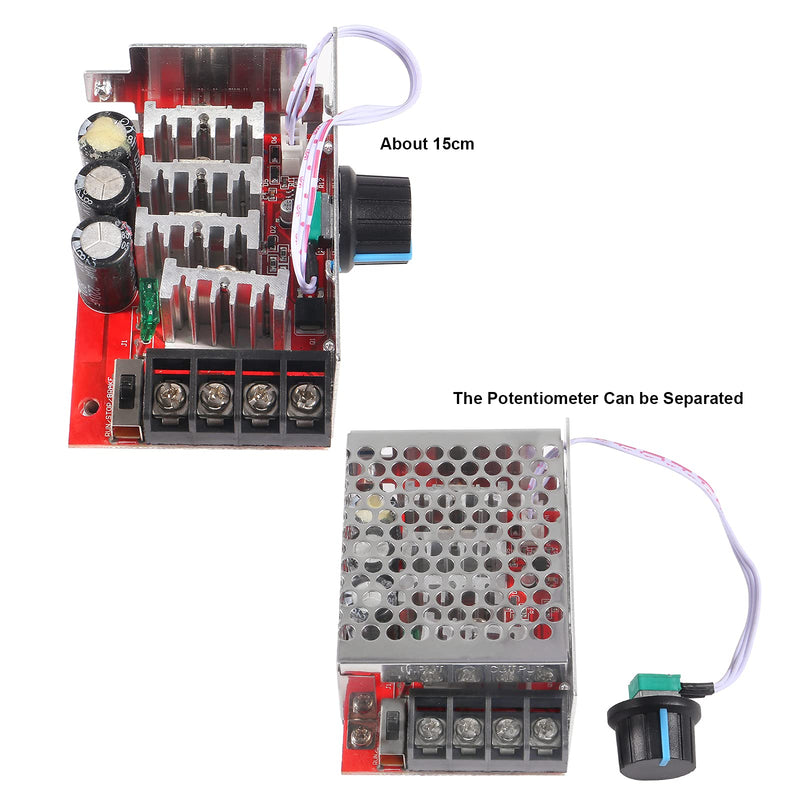 [Australia - AusPower] - ALMOCN 7-70V 30A PWM DC Motor Speed Controller Speed Control Switch Adjustable PWM Motor Speed Regulator with 30A Amp Fuse 