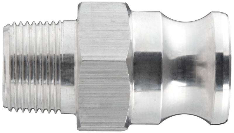 [Australia - AusPower] - Dixon Valve & Coupling 200-F-AL Aluminum 356T6 Boss-Lock Type F Cam and Groove Hose Fitting, 2" Plug x 2" NPT Male 