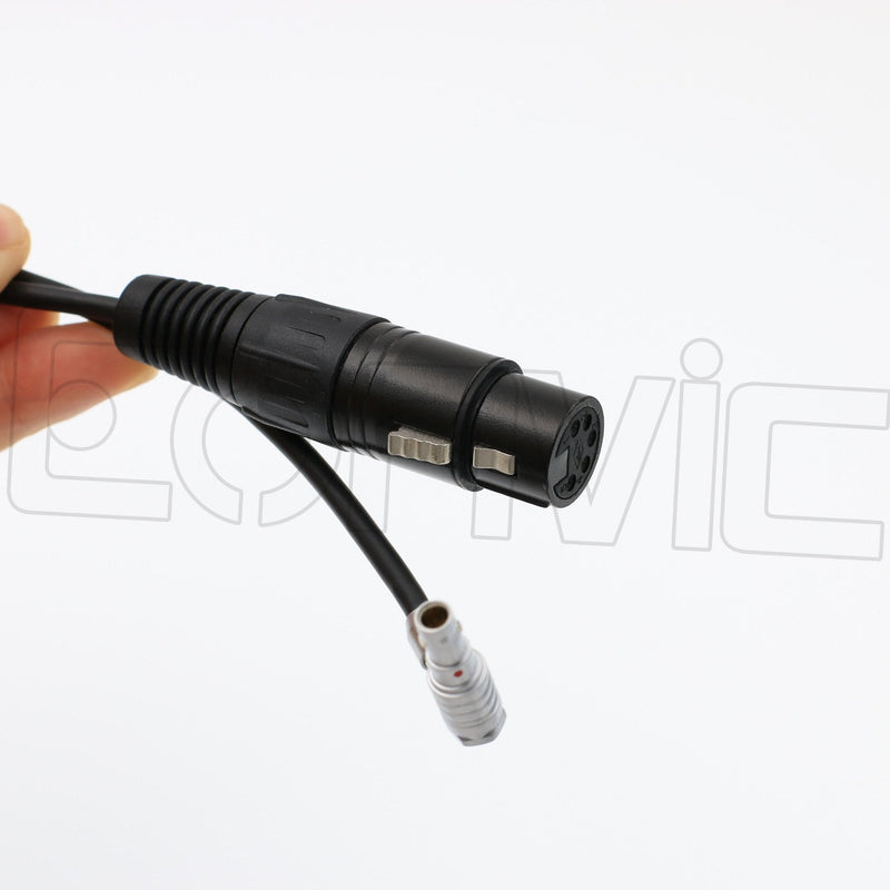 [Australia - AusPower] - Eonvic Audio Cable for Arri Alexa Mini Camera Right Angle 5pin Male to 5pin XLR Female 