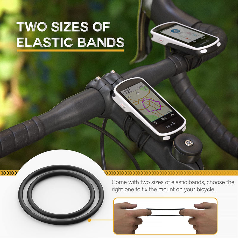 [Australia - AusPower] - TUSITA Quick Release Bike Mount Compatible with Garmin Bike GPS Computer, XOSS G/G+, iGPSPORT GPS - Quarter Turn Edge GPS Computer Bracket - Bicycle Combo Extended Mount Road MTB Accessories 