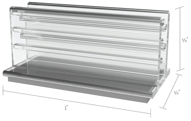 [Australia - AusPower] - Deflecto SuperGrip Sign Holder with Adhesive, 50 Piece 1" x .50" Pack of 50 