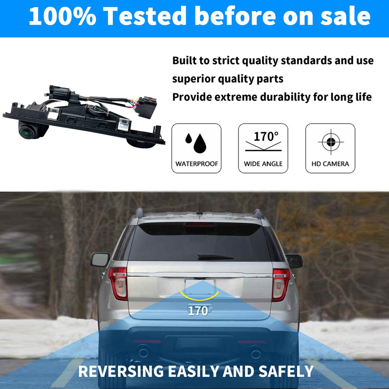 [Australia - AusPower] - Rear View Backup Camera Trunk Reverse Parking Cameras for Hyundai Sonata 2015-2017 Replaces 95760-E6201 95760E6201 
