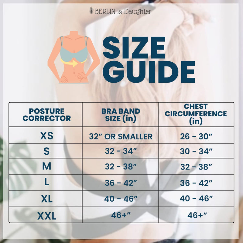 [Australia - AusPower] - Posture Corrector - Fully Adjustable Breathable Clavicle Chest Back Support Brace for Improves Posture & Provide Lumbar Support Back Pain Relief - Perfect for Men & Women - Large Large (Pack of 1) 