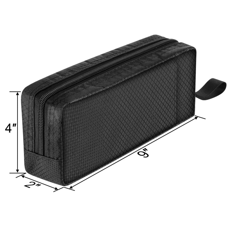 [Australia - AusPower] - CM Travel Cable Organizer Case Bag Portable Computer Accessories Zipper Mesh Pouch Bag for Holding Laptop Mouse, Power Bank, USB, Adapter, Charger, Cellphone and Cosmetics 