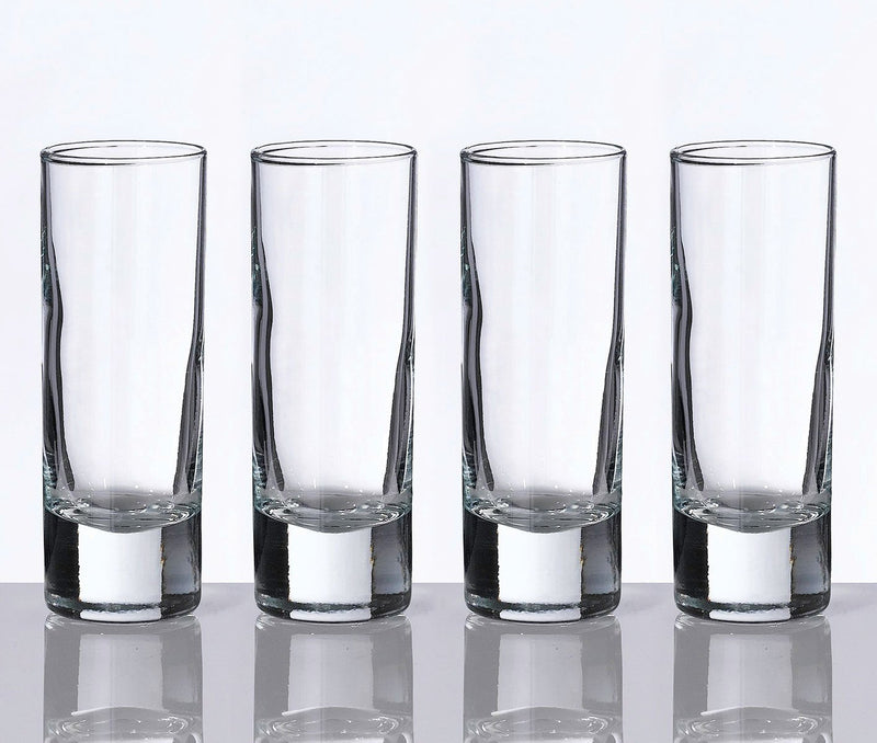 [Australia - AusPower] - Lillian Rose Set of 4 Tall Shot Glasses, 4", Clear 