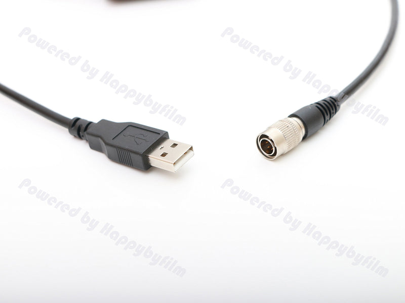 [Australia - AusPower] - Total Stations USB Data Cable Male 6pin Hirose for TOPCON Total Stations GTS-102N,GTS-332N,GPT-3000LN,GPT-4000N 